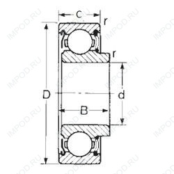 Подшипник 87608