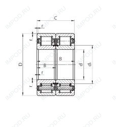 Подшипник 882726Е2МС43