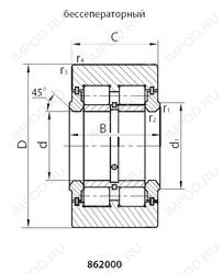 Подшипник 90-602748 М