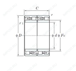 Подшипник 90FC63450A