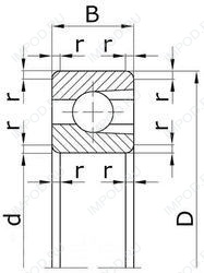 Подшипник 970702 Подшипник 970702