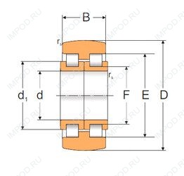 Подшипник 982807M Подшипник 982807M